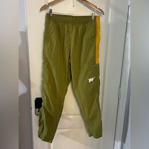 Without Walls Olive and Yellow Track suit Joggers
